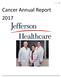 P a g e 1. Cancer Annual Report 2017