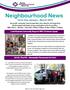 Neighbourhood News Term One January - March 2015