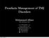 Prosthetic Management of TMJ Disorders