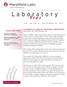 News. Laboratory. CHANGES IN CARDIAC TROPONIN I REPORTING Gene Shaw, MD, Annu Khajuria, PhD. Inside This Issue