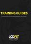 TRAINING GUIDES. A full document on training principles, abbreviations, and instructions. Created by JC Deen