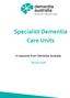 Specialist Dementia Care Units