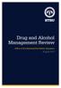 Drug and Alcohol Management Review