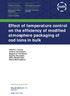 Effect of temperature control on the efficiency of modified atmosphere packaging of cod loins in bulk