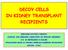 DECOY CELLS IN KIDNEY TRANSPLANT RECIPIENTS