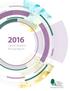 2016 Cancer Registry Annual Report