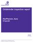 Childminder inspection report. MacPherson, June Dingwall