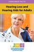 Hearing Loss and Hearing Aids for Adults