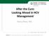 After the Cure: Looking Ahead in HCV Management. Nancy Reau, MD
