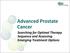 Advanced Prostate Cancer. Searching for Optimal Therapy Sequence and Assessing Emerging Treatment Options