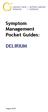 Symptom Management Pocket Guides: DELIRIUM