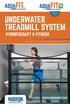 Workout in HALF the Time! UNDERWATER TREADMILL SYSTEM HYDROTHERAPY & FITNESS REHABILITATION, CONDITIONING AND WELLNESS