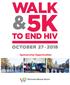 Walk & 5K to End HIV 32 years 10 million NBC4 Walk & 5K to End HIV