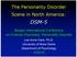 The Personality Disorder Scene in North America: DSM-5. Bergen International Conference on Forensic Psychiatry: Personality Disorder