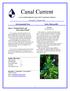 Canal Current. Environmental News. Native Plant profile. July is National Parks and Recreation Month
