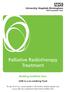 Palliative Radiotherapy Treatment