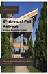4 th Annual Fall Retreat