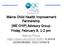 Maine Child Health Improvement Partnership (ME CHIP) Advisory Group Friday, February 9, 1-2 pm