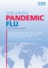 PANDEMIC FLU EXPLAINING. Most experts believe that it is not a question of whether there will be another severe influenza pandemic but when.