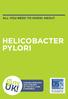 HELICOBACTER PYLORI FUNDING RESEARCH INTO DISEASES OF THE GUT, LIVER & PANCREAS
