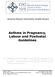 Asthma in Pregnancy, Labour and Postnatal Guidelines