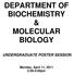 DEPARTMENT OF BIOCHEMISTRY & MOLECULAR BIOLOGY
