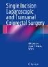 Single Incision Laparoscopic and Transanal Colorectal Surgery. Wai Lun Law Conor P. Delaney Editors