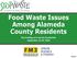Food Waste Issues Among Alameda County Residents