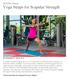 Yoga Straps for Scapular Strength