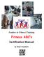 Leaders in Fitness Training Fitness ABC s Certification Manual by Chuck Krautblatt