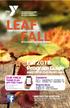 LEAF FALL. Fall 2018 Program Guide. Sessions. Registration MANITOWOC-TWO RIVERS YMCA INTO A HEALTHY BODY & MIND YOUR BAD HABITS