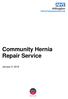 Community Hernia Repair Service