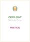 ZOOLOGY. Higher Secondary - First year PRACTICAL