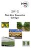 Plant Virus Diagnostics Catalogue