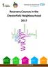 Recovery Courses in the Chesterfield Neighbourhood 2017