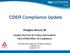 CDER Compliance Update