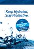 Keep Hydrated, Stay Productive.