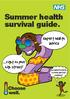 Summer health survival guide.