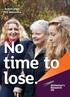Action plan for dementia. No time to lose.