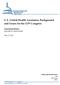 U.S. Global Health Assistance: Background and Issues for the 113 th Congress