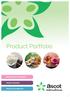 Product Portfolio. Personal Care & Cosmetics. Health & Nutrition. Natural & Essential Oils