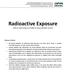 Radioactive Exposure. Abstract of Article: