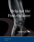 Help for the Post-Op knee