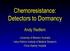 Chemoresistance: Detectors to Dormancy