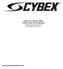 Cybex Arc Trainer 750AT Total Access (TA) Addendum Cardiovascular Systems Part Number 750A C