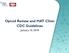 Opioid Review and MAT Clinic CDC Guidelines