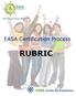 EASA Certification Process RUBRIC