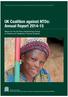 UK Coalition against NTDs: Annual Report