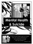 Mental Health & Suicide