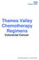 Thames Valley Thames Valley Chemotherapy Regimens Colorectal Cancer